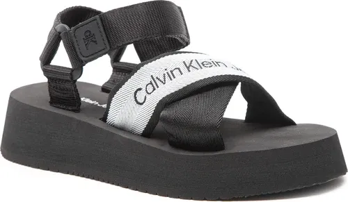 Sandále CALVIN KLEIN JEANS - Prefresato Sandal YW0YW00671 Black BDS