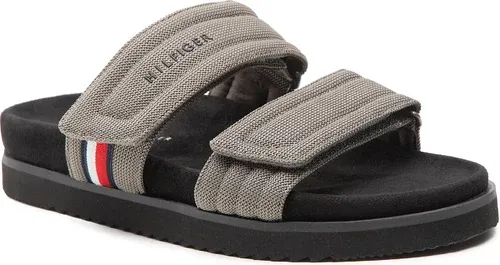 Šľapky Tommy Hilfiger - Cleated Strappy Hilfiger Sandal FM0FM04147 Taupe Dusk PLG