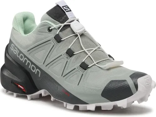 Topánky SALOMON - Speedcross 5 W 416098 20 V0 Wrought Iron/Spray/White