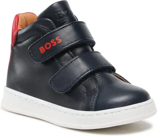 Šnurovacia obuv Boss - J09182 S Navy 849