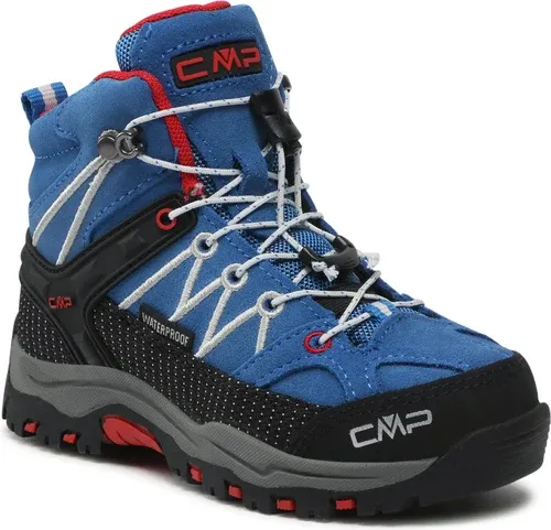 Trekingová obuv CMP - Kid Rigel Mid Trekking Shoe Wp 3Q12944 Cobalto/Stone/Fire 04NG