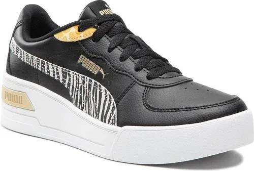 Sneakersy Puma - Skye Wedge Safari 383868 02 Black/Puma White/Saffron