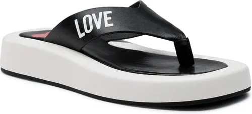 Žabky LOVE MOSCHINO - JA28293G0EIE300A Nero/Bianco