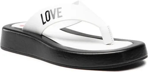 Žabky LOVE MOSCHINO - JA28293G0EIE310A Bianco/Nero