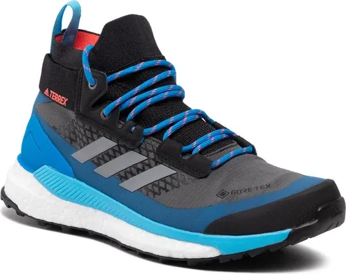 Topánky adidas - Terrex Free Hiker Gtx GORE-TEX GZ0356 Grey Six/Grey Three/Blue Rush