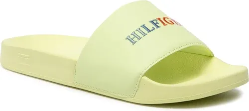Šľapky TOMMY HILFIGER - Colorful Hilfiger Pool Slide FM0FM04060 Frosted Citrus LTS
