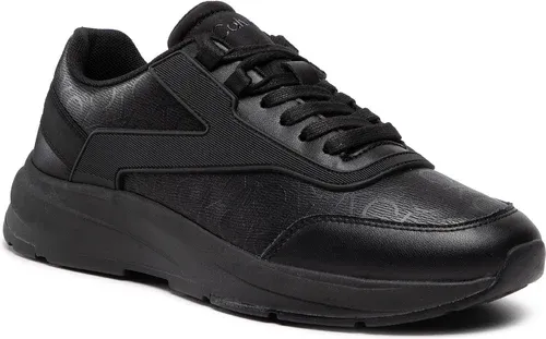 Sneakersy Calvin Klein - Low Top Lace Up Mono HM0HM00818 Black Mono 0GL