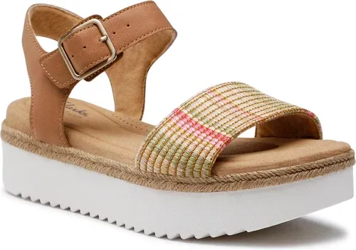 Espadrilky CLARKS - Lana Shore 26164475 Light Tan Combi