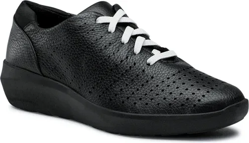 Sneakersy CLARKS - Keyleigh Aster 261648534 Black Leather