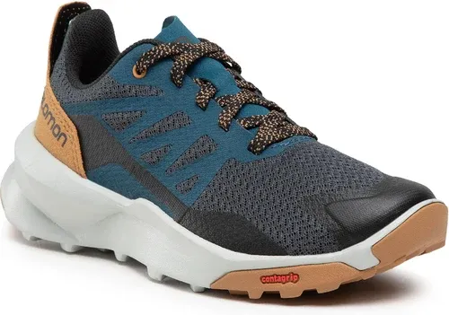 Trekingová obuv SALOMON - Patrol J 416779 09 M0 Magnet/Pearl Blue/Tobacco Brown