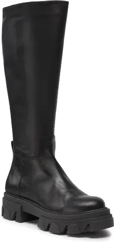 Čižmy STEVE MADDEN - Mana SM11002143-03001-017 Black Leather