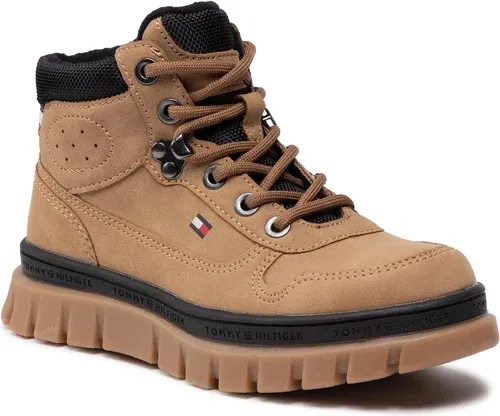 Šnurovacia obuv Tommy Hilfiger - Lace-Up Bootie T3B5-32517-1441 M Camel 524