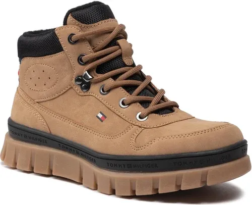 Šnurovacia obuv Tommy Hilfiger - Lace-up Bootie T3B5-32517-1441 S Camel 524