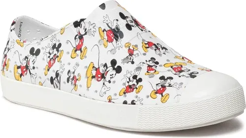 Plátenky Native - Jefferson Print 17112001-2030 Shell White/Shell White/Mickey All Over Print