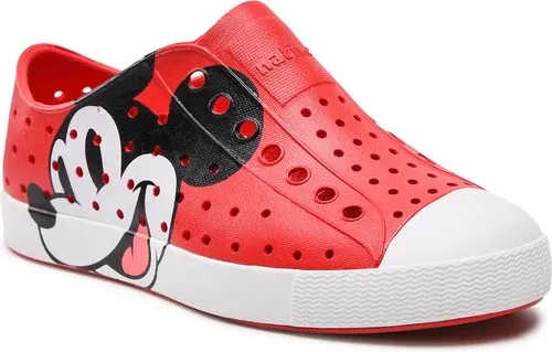 Plátenky Native - Jefferson Print 12112001-6410 Torch Red/Shell White/Classic Mickey