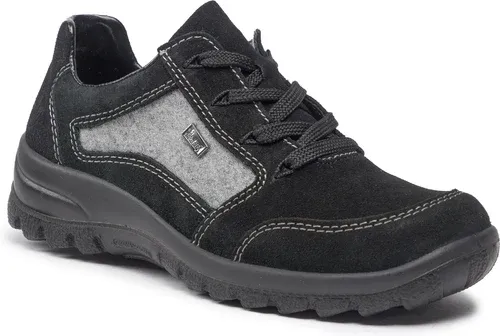 Poltopánky RIEKER - L7112-00 Schwarz Kombi