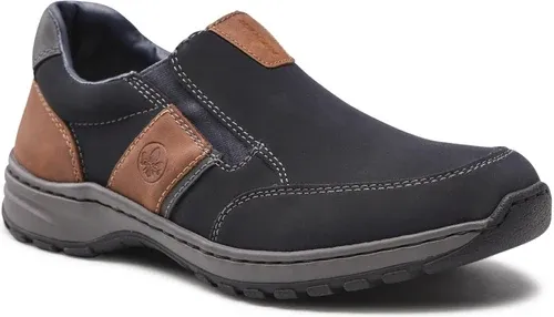 Poltopánky Rieker - 03356-14 Blau Kombi