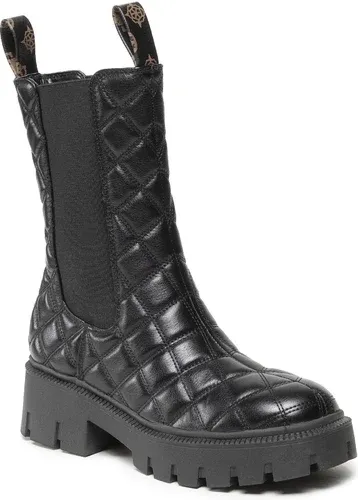 Kotníková obuv s elastickým prvkom GUESS - Serlen FL7SRL LEA10 BLACK