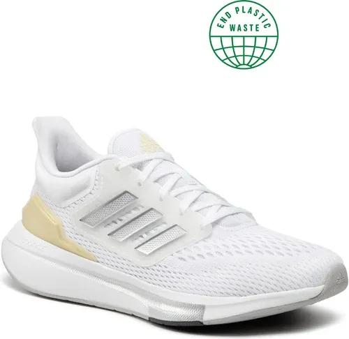 Topánky adidas - Eq21 Run GZ0591 Cloud White/ Matte Silver/Sandy Beige Met