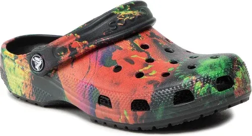 Šľapky CROCS - Classic Cyber Beach Clog 207858 Multi/Black