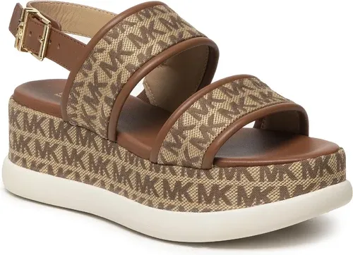 Sandále MICHAEL MICHAEL KORS - Presley Platform Sandal 40S2PRFA1Y Beige/Ebony