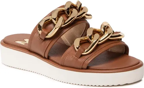 Šľapky MICHAEL MICHAEL KORS - Scarlett Double Band 40S2SCFA1L Luggage