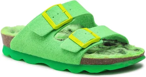 Papuče GENUINS - Hawaii G104680 Faux Sheepskin Green