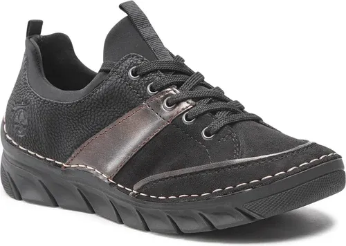 Sneakersy RIEKER - 55066-00 Schwarz