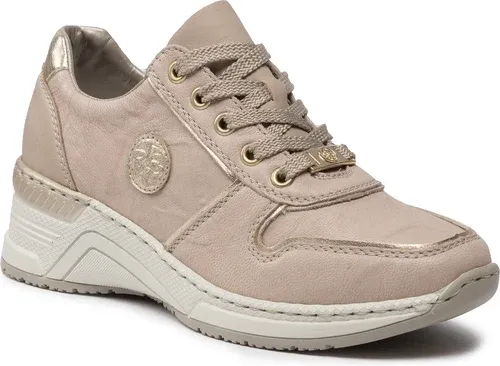 Sneakersy Rieker - N4349-60 Beige 1