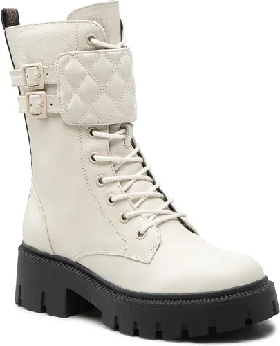 Outdoorová obuv GUESS - Sery FL7SER LEA10 WHITE