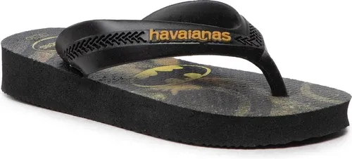 Žabky Havaianas - Kids Max Herois 41303029798 Black/Black/Citr