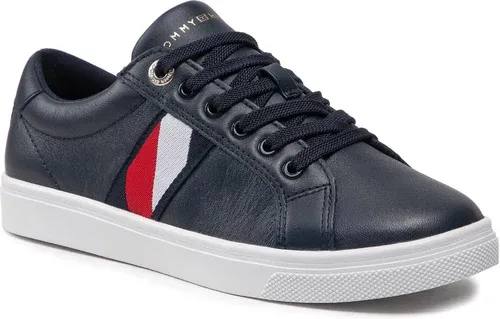 Sneakersy TOMMY HILFIGER - Corporate Tommy Cupsole FW0FW06605 Desert Sky DW5