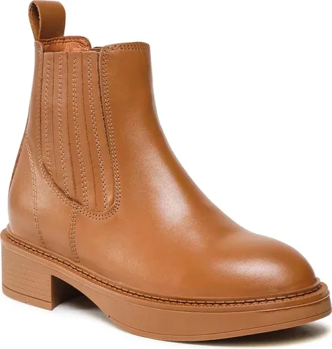 Členková obuv s elastickým prvkom Gino Rossi - 6022 Camel