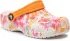Šľapky Crocs - Classic Tiedye Graphic Clog K 206995 Orange Zing/Multi
