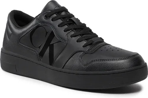Sneakersy Calvin Klein Jeans - Cupsole Laceup Basket Low Poly YM0YM00428 Triple Black 0GL