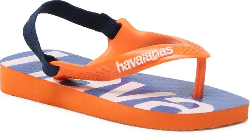 Sandále Havaianas - Baby Logomania 41457959797 Begonia Orange/B