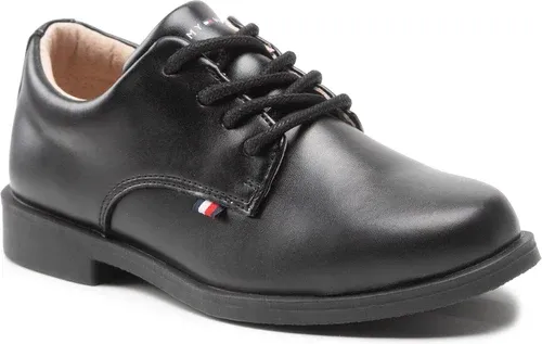 Poltopánky Tommy Hilfiger - Lace-Up Shoe T3B4-32585-0371 Black 999