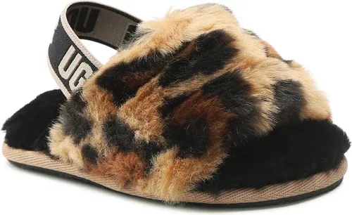 Papuče UGG - T Fluff Yeah Slide Spotty 1134955T Nat
