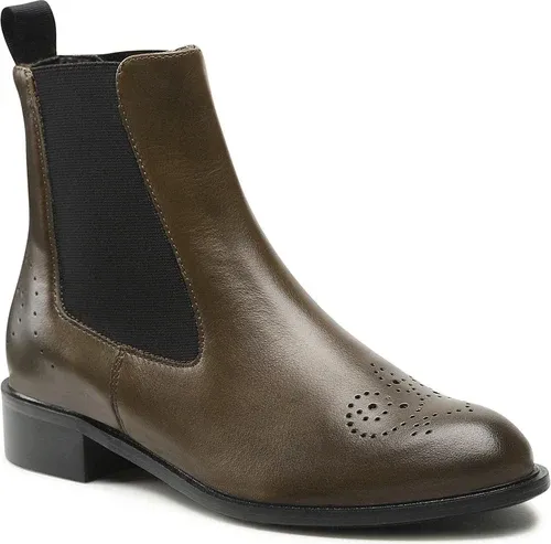 Členková obuv s elastickým prvkom Solo Femme - 33915-04-M47/000-52-00 Zelená