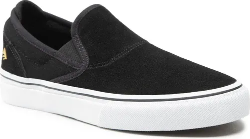 Tenisky Emerica - Wino G6 Slip-On 6101000111 Black/White/Gold