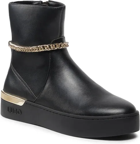 Členkové čižmy LIU JO - Silvia 76 BF2055 EX014 Black 22222