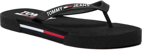 Žabky TOMMY JEANS - Flag Tommy Jeans Beach Sandal EN0EN01855 Black BDS