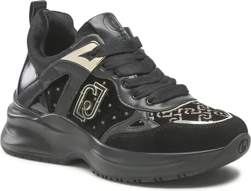 Sneakersy Liu Jo - Lily 10 BF2021 TX064 Black/Gold 01040