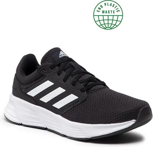 Topánky adidas - Galaxy 6 GW3848 Core Black/Cloud White/Core Black