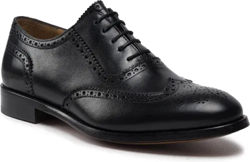 Poltopánky LORD PREMIUM - Brogues 5501 Black L01