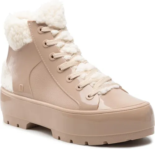 Členkové čižmy MELISSA - Fluffy Sneaker Ad 33318 Brown/Beige AE668 Členkové čižmy MELISSA - Fluffy Sneaker Ad 33318 Brown/Beige AE668