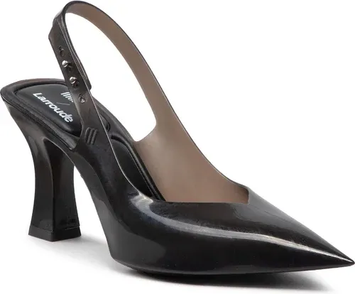 Sandále MELISSA - Slingback Heel + Larroude 33606 Black Transp AC621