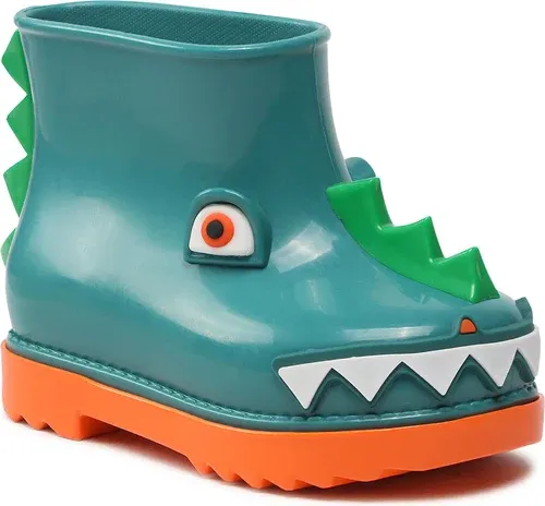 Gumáky Melissa - Mini Melissa Rain Boot + Fabula 33676 Orange/Green AF021