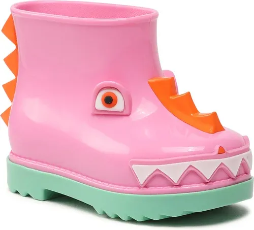 Gumáky Melissa - Mini Melissa Rain Boot + Fabula 33676 Green/Pink AF022