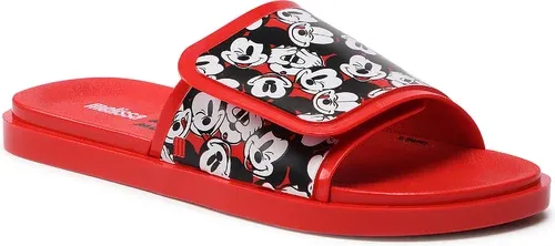 Šľapky Melissa - Groovy + Mickey Mouse 33632 Red/Black AC405